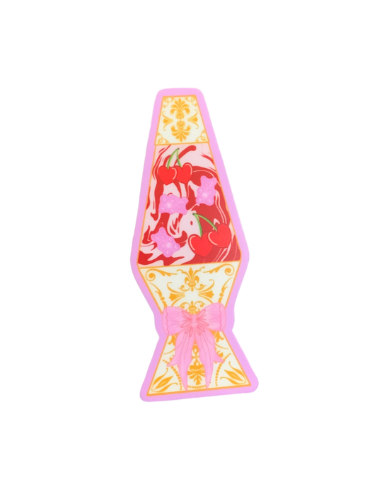 Coquette lava lamp