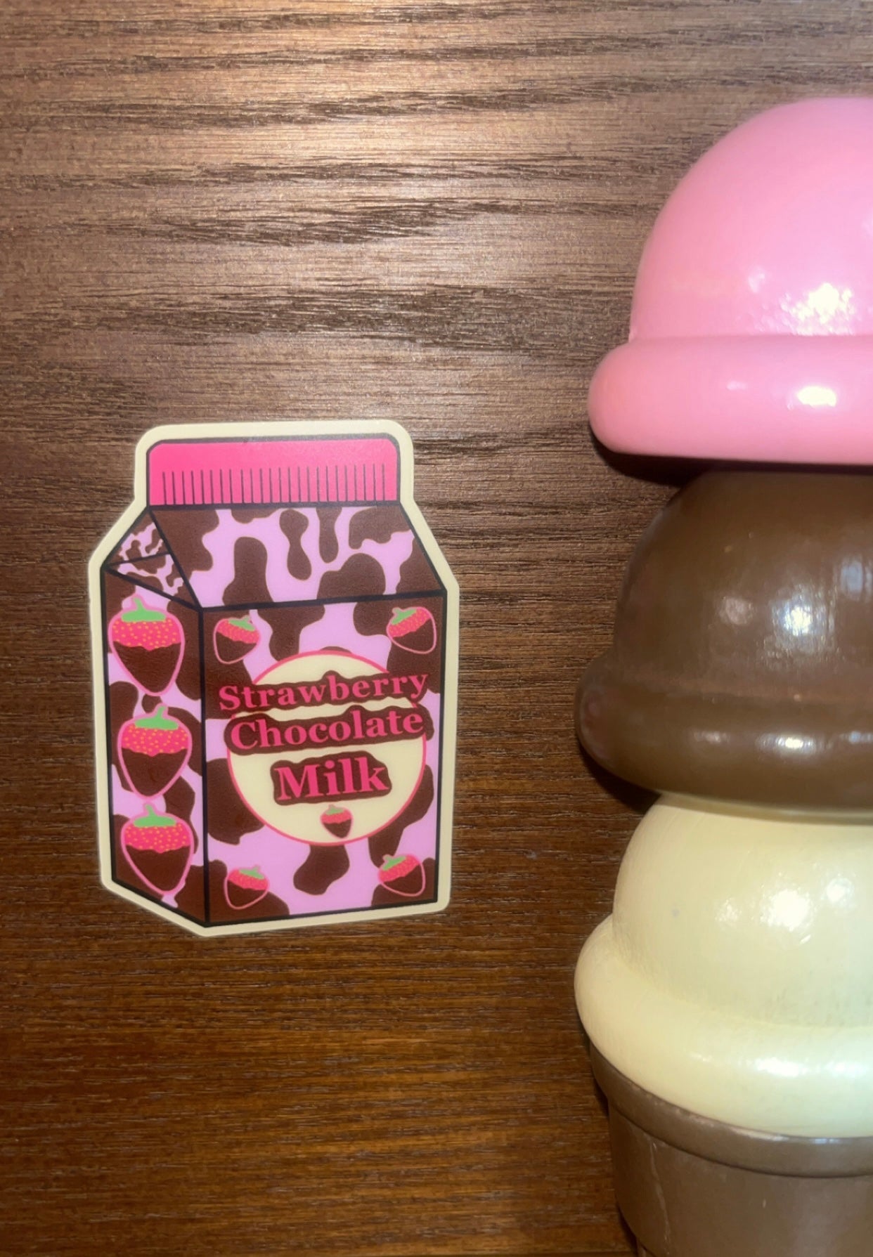 Strawberry chocolate milk