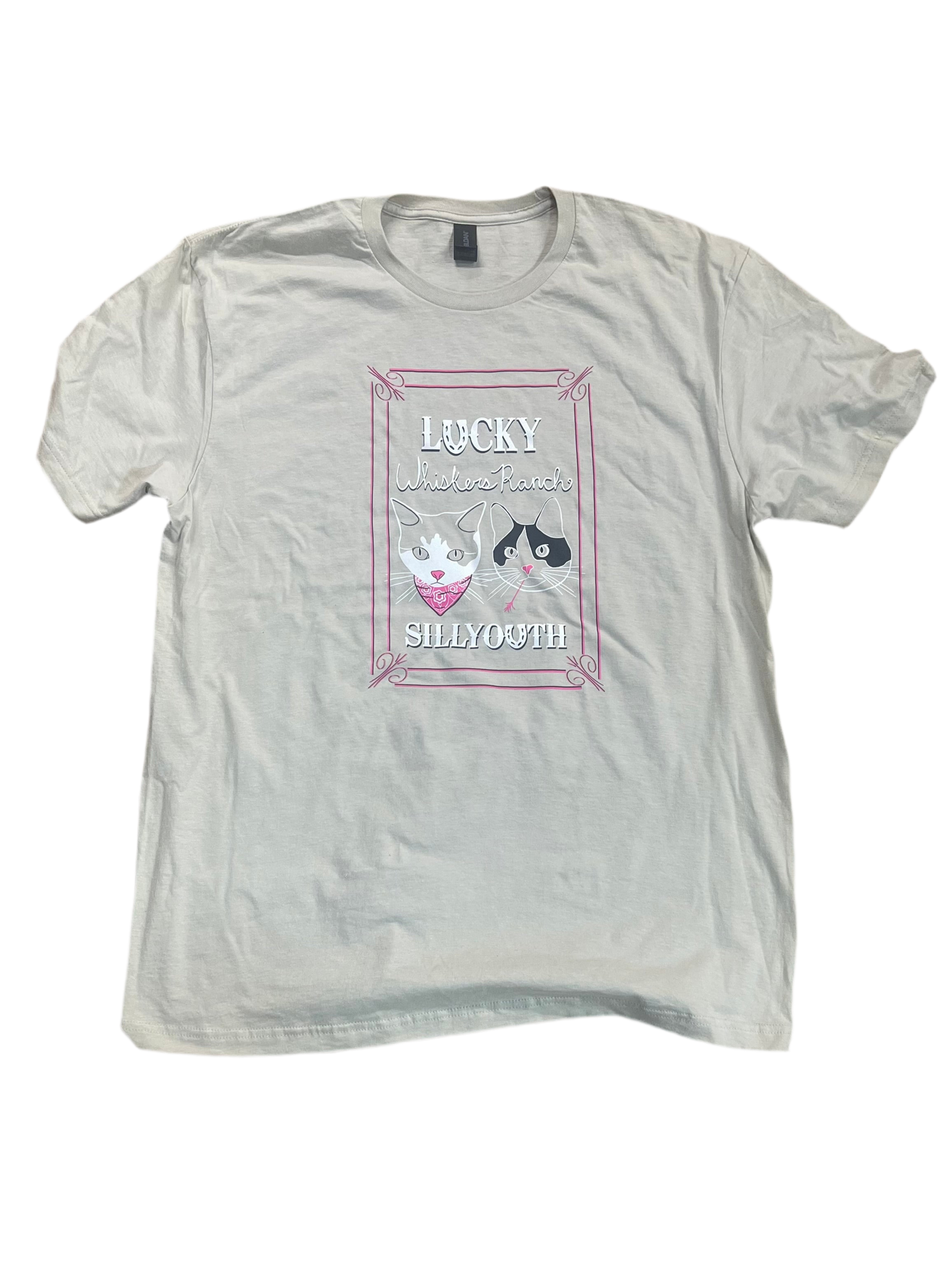 Lucky Whiskers t shirt